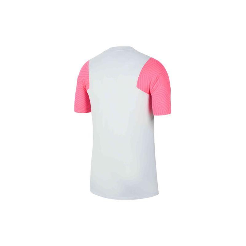 Nike X PSG AJ Color Block Letter Print T-Shirt Unisex Tops Pink White CW1612-043
