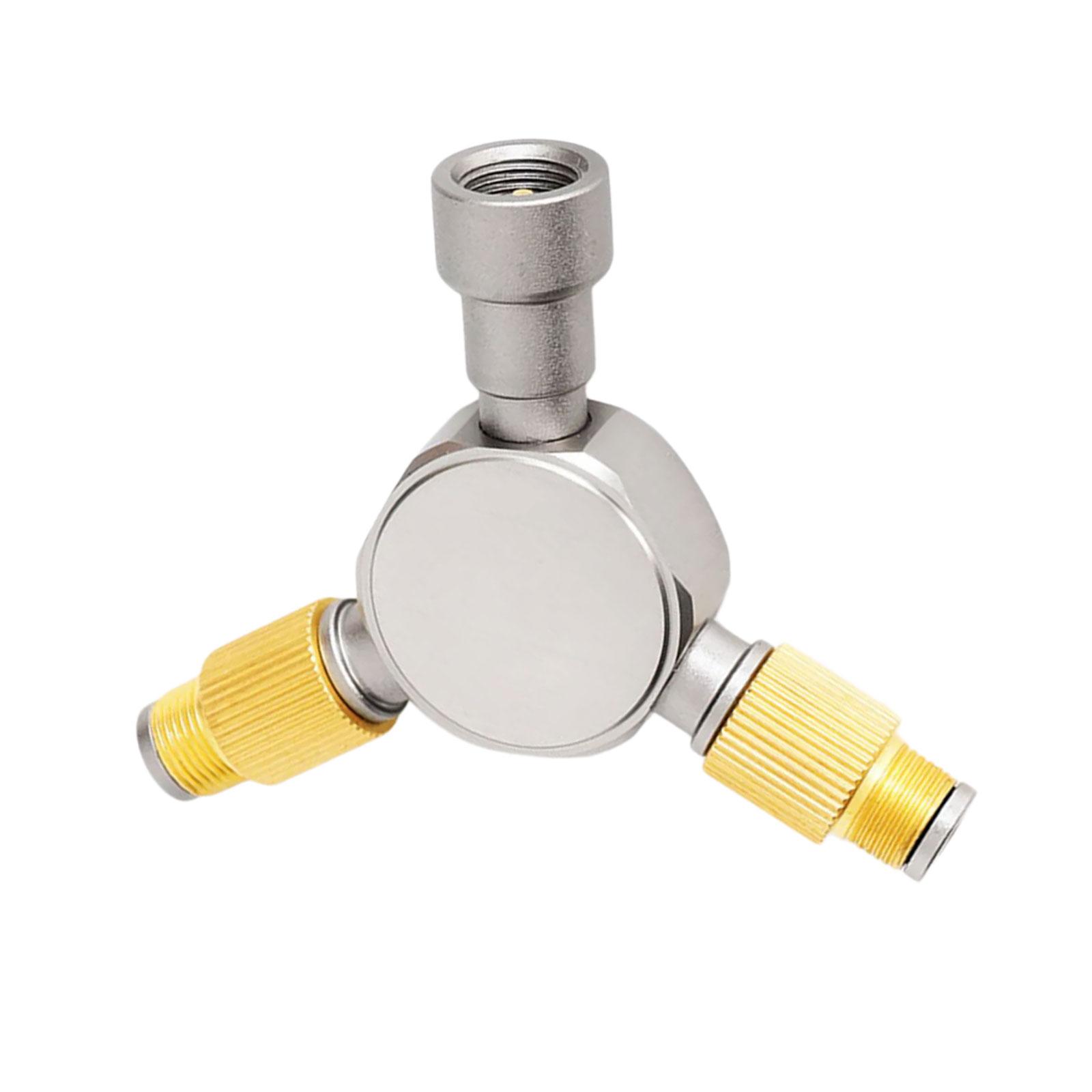 

Gas Consumption Camping Stove Adapter Aluminum Gas Distributor Outdoor Safe Use Gas Tank Conversion Head Gas Distributor