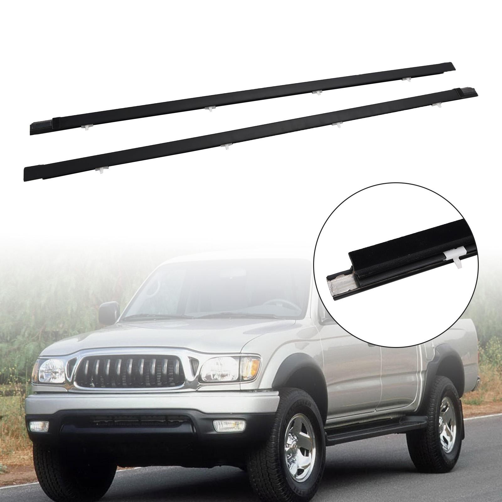 

2pcs Front Door Window Belt Weatherstrip For Toyota Tacoma 1995-2004