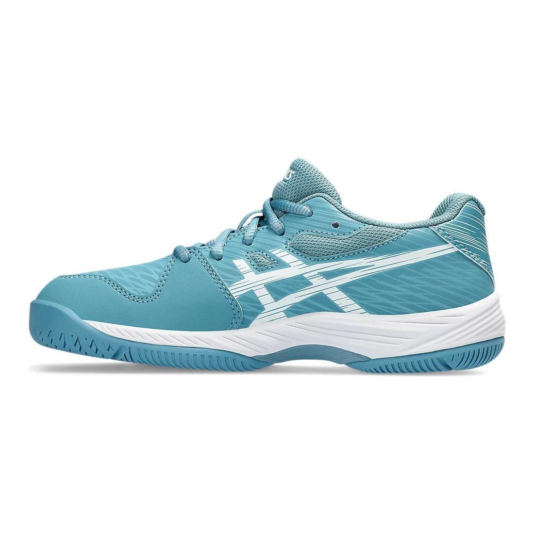 

Asics Gel Game 9 GS Серый Синий Детские Кроссовки Белый 1044A052-402 38
