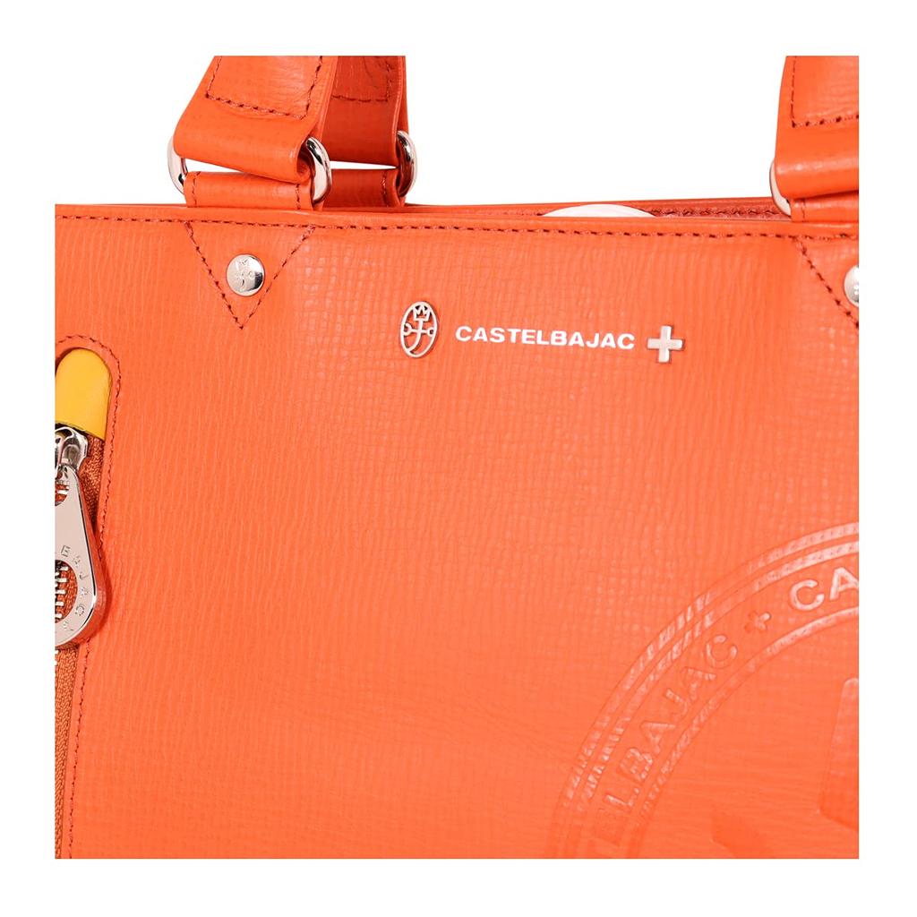 Tote Bag Driving Tote Dense 072511 Made In Japan Mini Tote Handbag Leather Cowhide White [Castelbajac] Men's [31]