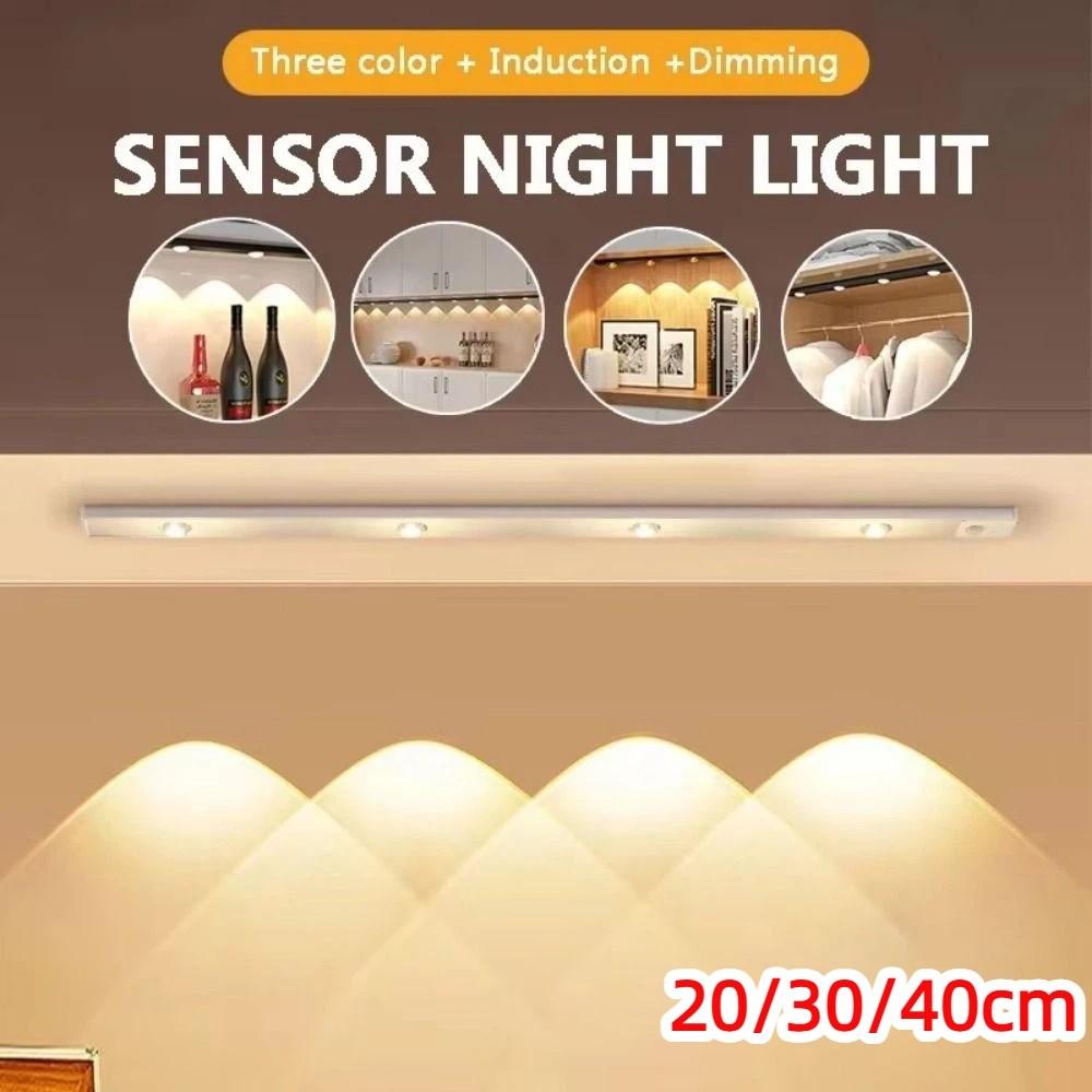 Rechargeable LED Motion Sensor Light Ultra-thin USB Rechargeable Led Lamp Cabinet Light  Desk