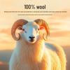 Pánský svetr Hengyuanxiang s kulatým výstřihem, 100% merino vlna