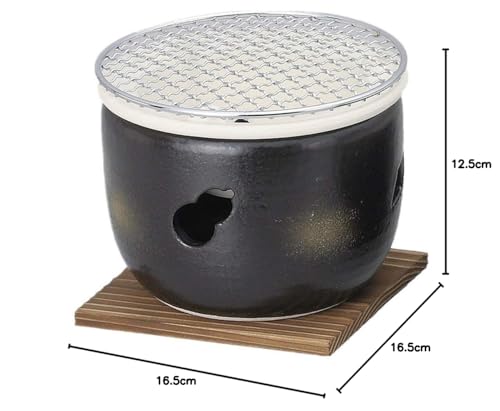 Ise Charcoal Grill, Water Stove, Single-Serve Mini Yakiniku Stove, BBQ