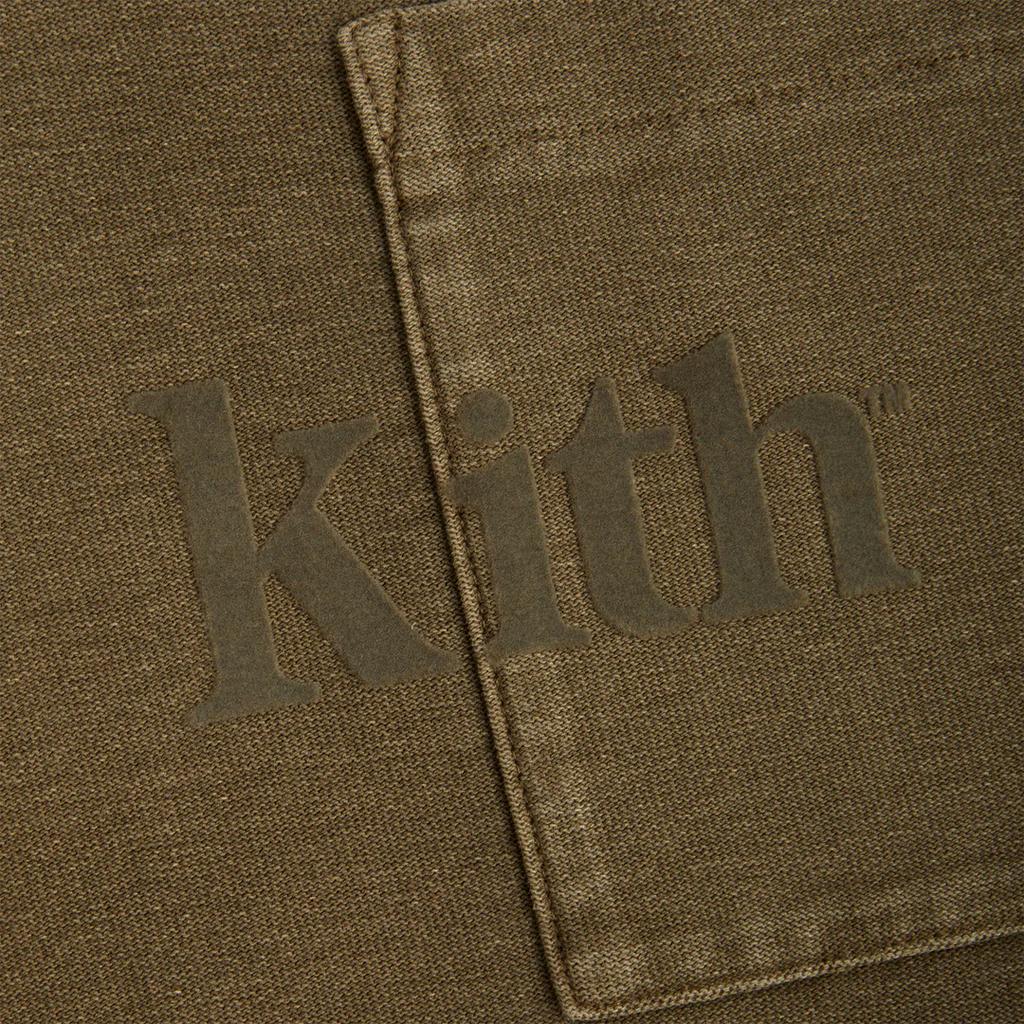 Kith Long-Sleeve Quinn Tee Java Unisex Tops Brown KHM031552-3004