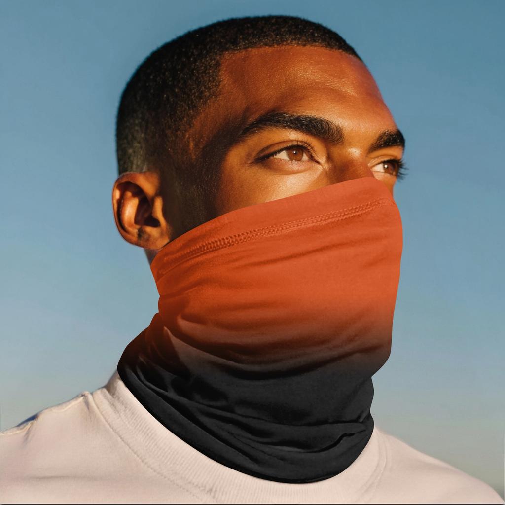 Multifunctional Lightweight Neck Gaiter Breathable Stretch Fabric Face Cover for Outdoor Activities and Sports
