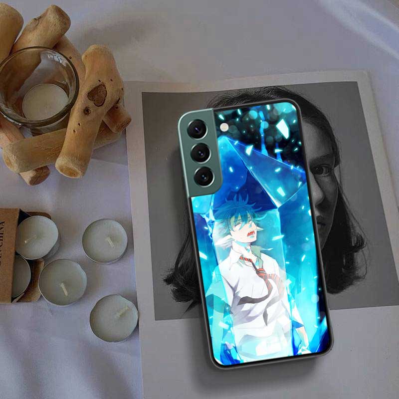 Anime Ao no Exorcist Okumura Rin Phone Case For Samsung Galaxy S22 S25 Ultra S21 S10 Plus S26 Edge S20 S23 S24 FE Cover Sili