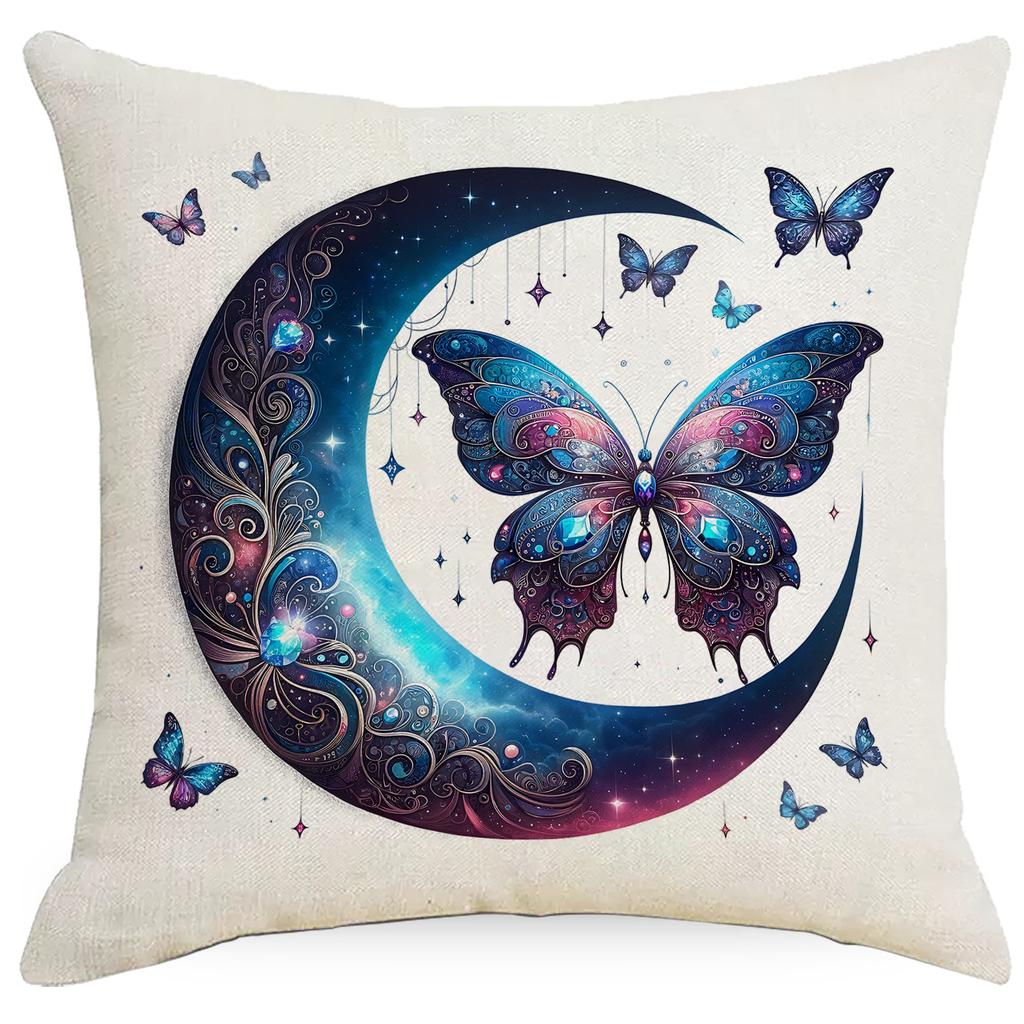 Fantasy and Mysterious Moon Printed Sofa Pillow Living Room Decorative Seat Cushion Pillow