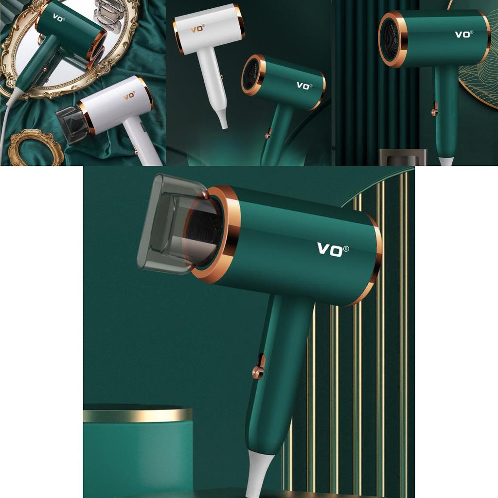 Vo Hair Dryer High-power Salon Ionic Silent Hot Cold Air Blower Barrel