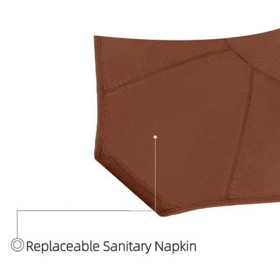 Absorbent Period Underwear for Women Heavy Flow Menstrual Postpartum Panties Ladies Leakproof Washable Briefs