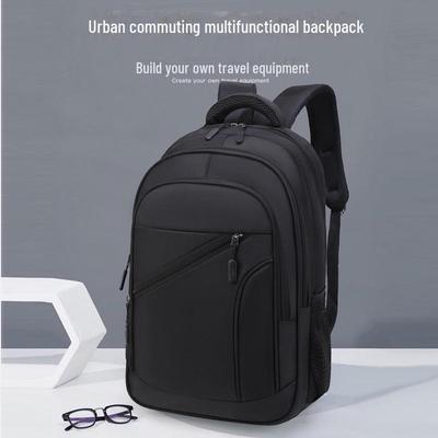 Zaino Scolastico Versatile di Grande Capacità 2024: Zaino Business per Sport e Tempo Libero per Studenti, Compatibile con Laptop, Tinta Unita, Riduzione del Carico.