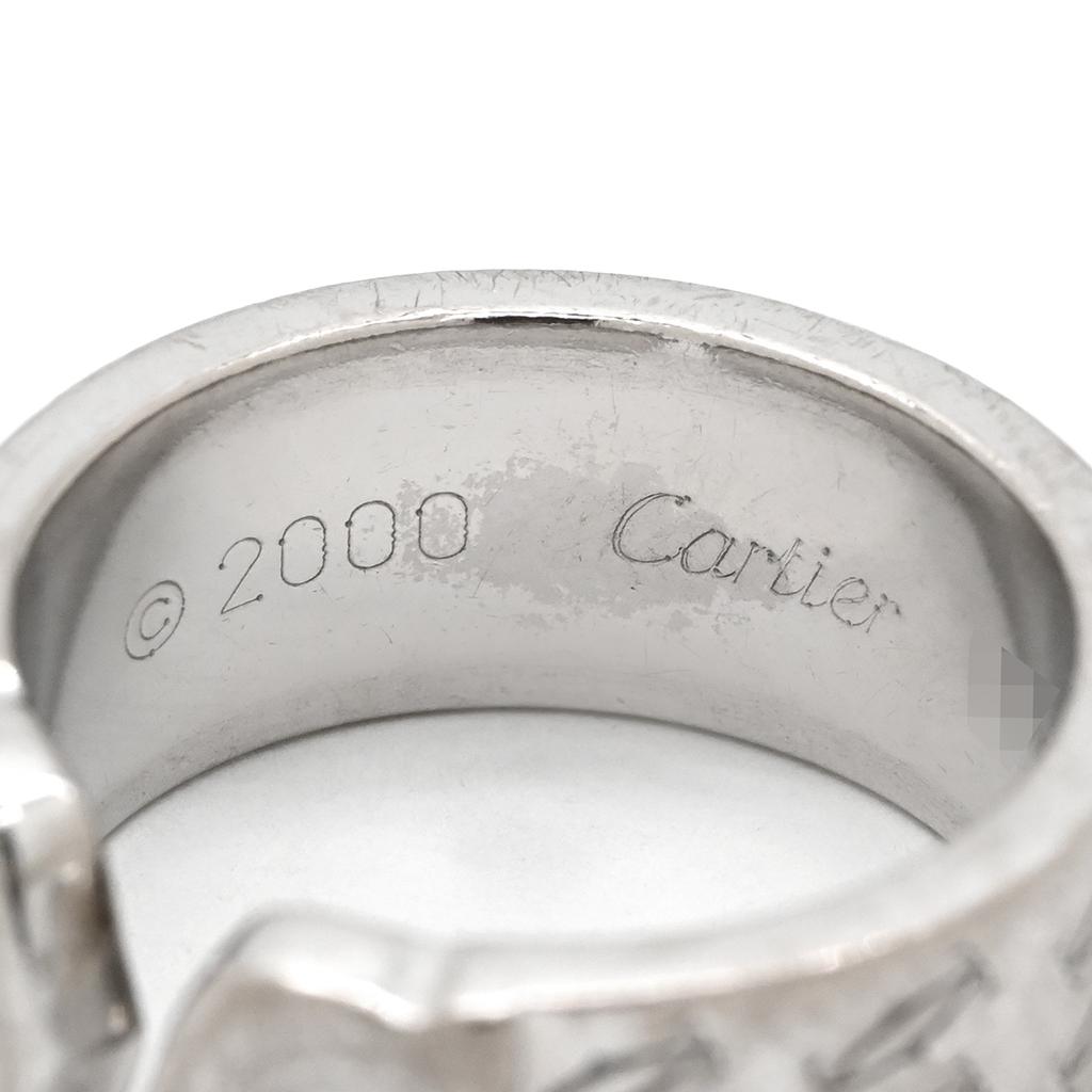 Cartier C2 C2 Ring 2000 Christmas LimitedRing Ring K18WG #9.5(JP Size) Array