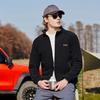 JEEP Men's Fleece Lined Stand Collar Zip-Up Sweatshirt Jacket