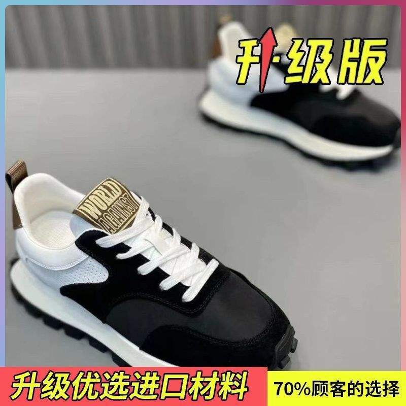 Men's shoes 2025 autumn new fashion versatile trend niche non-slip dad soft-soled youth sports and leisure shoes