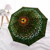 1pc Circular Mandala Automatic Folding Umbrella. casual outdoor accessory, for all seasons yy250924073
