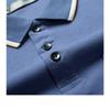 Dad Spring Jacket Middle-Aged And Elderly Men Long-Sleeve Polo Shirt 100% Cotton Base Shirt Grandpa Spring And Autumn T-Shirt