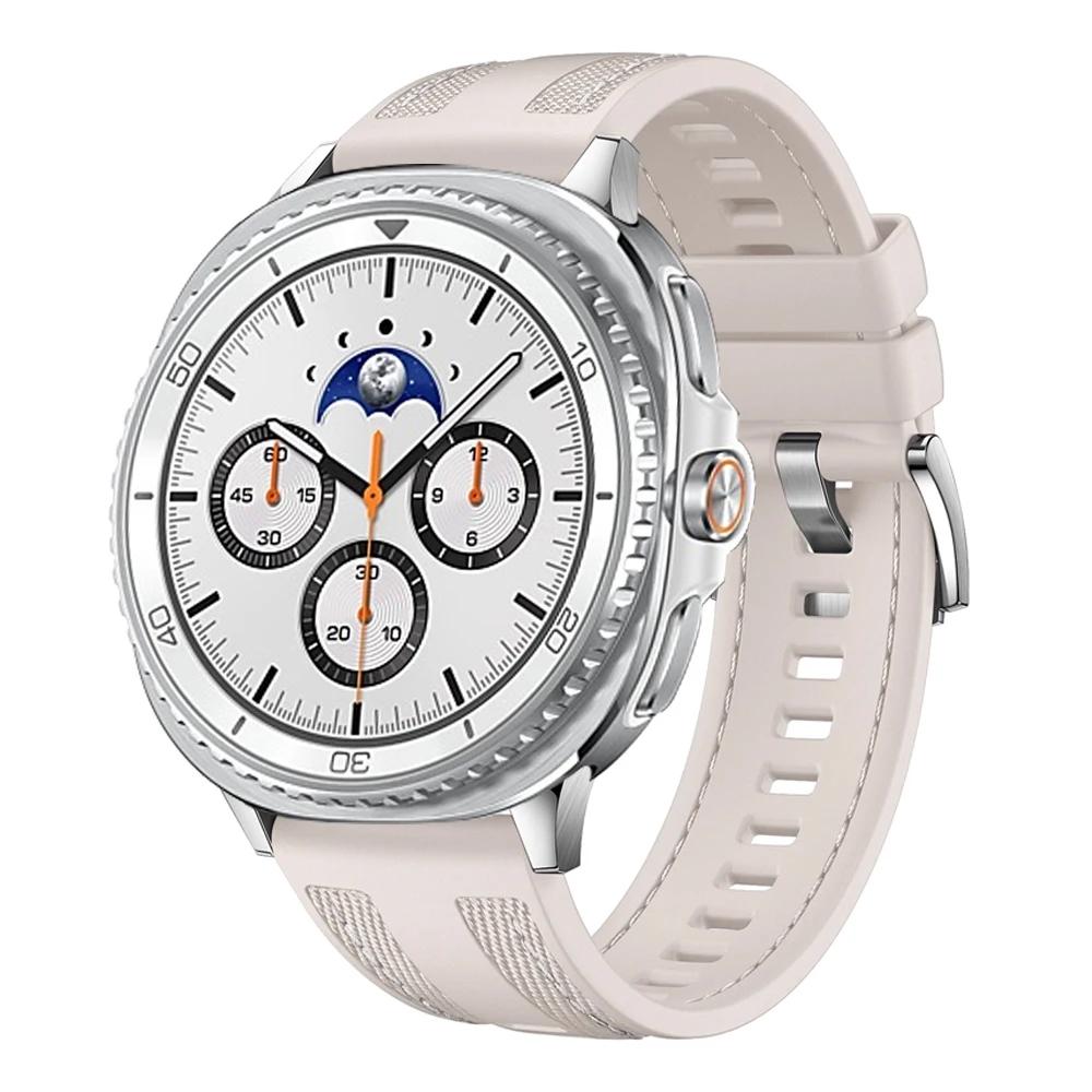 Nylon+Silicone Band For Samsung Galaxy Watch 8 44mm 40mm Replacement Correa Sport Bracelet for Galaxy Watch 8 Classic 46mm Strap