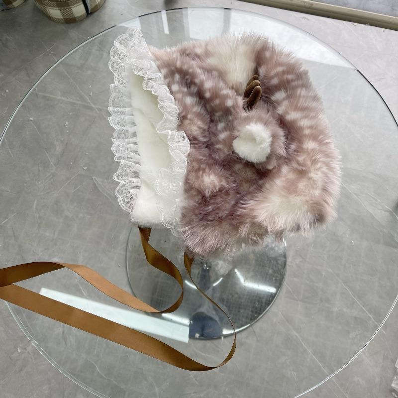 Mori meisjes Japanse meisjes verkleden pluche simulatie schattig kant hert tonen klein gezicht verdikt warm oorbescherming