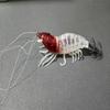 1PCS Glow Horizontal Egi Set 8cm Realistic Shrimp Fishing Lure Luminous Squid Catching Bait for Sea Anglers