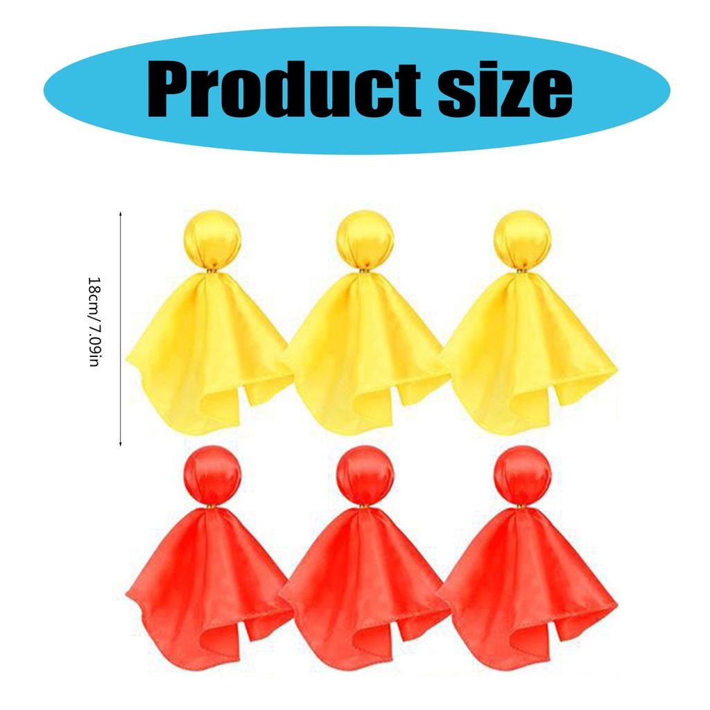 6 buc. Steaguri de arbitru de fotbal pentru penalizare pentru fotbal, arbitri, antrenori, drapel de provocare pentru joc de fotbal, accesoriu de petrecere