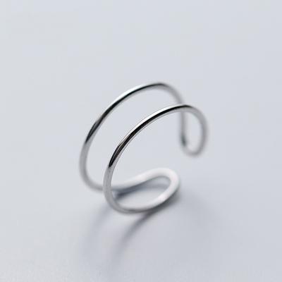 Vintage 925 Sterling Silber Kreuz Blume Ringe für Frauen Hochzeit Trendy Schmuck Große Einstellbare Antike Ringe Anillos