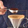 Kaffeelöffel aus Edelstahl Kaffeemesslöffel für gemahlene 15ml/30ml Bohnen Tee Zucker Feine Heim-Barista-Accessoires