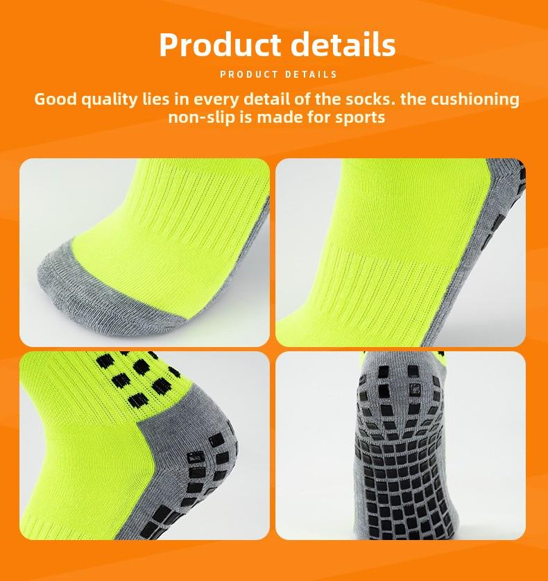 Adult Non-Slip Thickened Football Socks - Absorbent Long Sports/Basketball Fit for Children