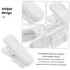 EXAOMBLE 10pcs Ear Wire Clips, Headphone Cord Organizer, Tangle-Free Small Earphone Wire Holder, Office Cord Management Accessories
