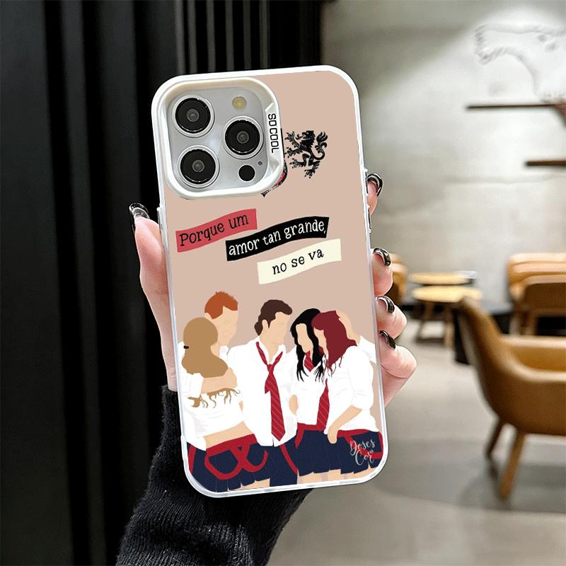 F-Fashion RBD R-Rebelde Soft Phone Case for iPhone 15 16 17 Pro Max 17Air 16E 14 Plus 13 12 Mini Shockproof Cover Back Shell
