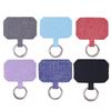 Sturdy Cloth Mobile Phone Lanyard Straps Tether Tabs Gasket Anti-lost Safety Lanyard Cards with Metal Ring for IPhone Samsung