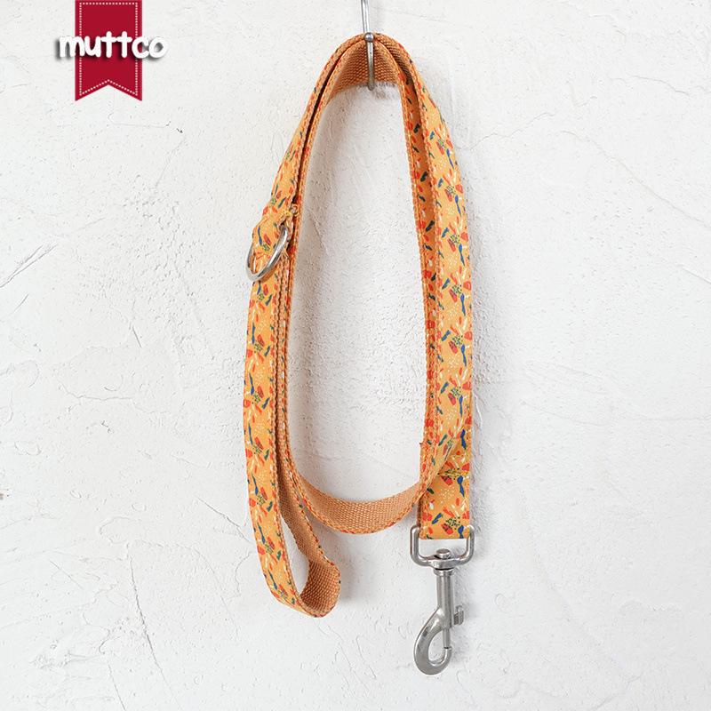 MUTTCO Goldfish Soft Durable Dog Collar & DIY Leash UDL-122 M