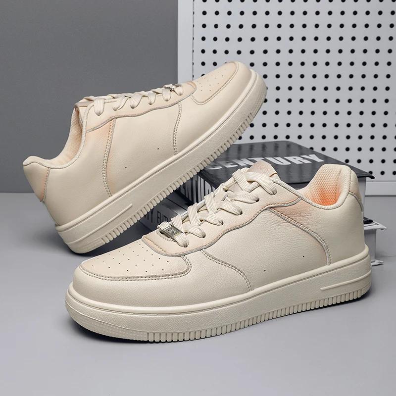 New Couple Little White Shoes Versatile Men's and Women's Leisure Sports Board Shoes Size35-44 Colored Leather Sports Shoes