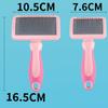 Dog Brush Stainless Steel Dogs Comb Pet Hair Remover Massage Cat Brush Comfortable Handle Combs for Dog Long Hair Knot Cleaning