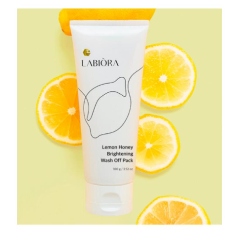 LAVIORA Lemon Honey Exfoliating Wash-Off Pack 100g