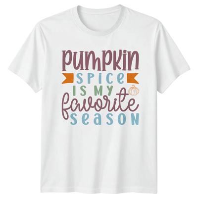 Pumpkin Spice Is My Favorite Unisex TShirt Autumn Birthday Gift For Him And Her