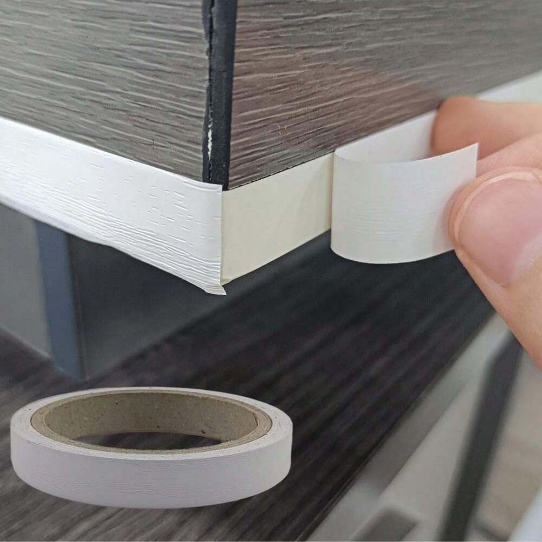 

1PC 10mx1.5cm self-adhesive edging banding tape, wood grain texture design, suitable for home decoration and furniture repair