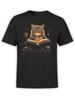 FANTUCCI Katzen T-Shirt Kollektion | Mysteriöses Katzen T-Shirt | Unisex