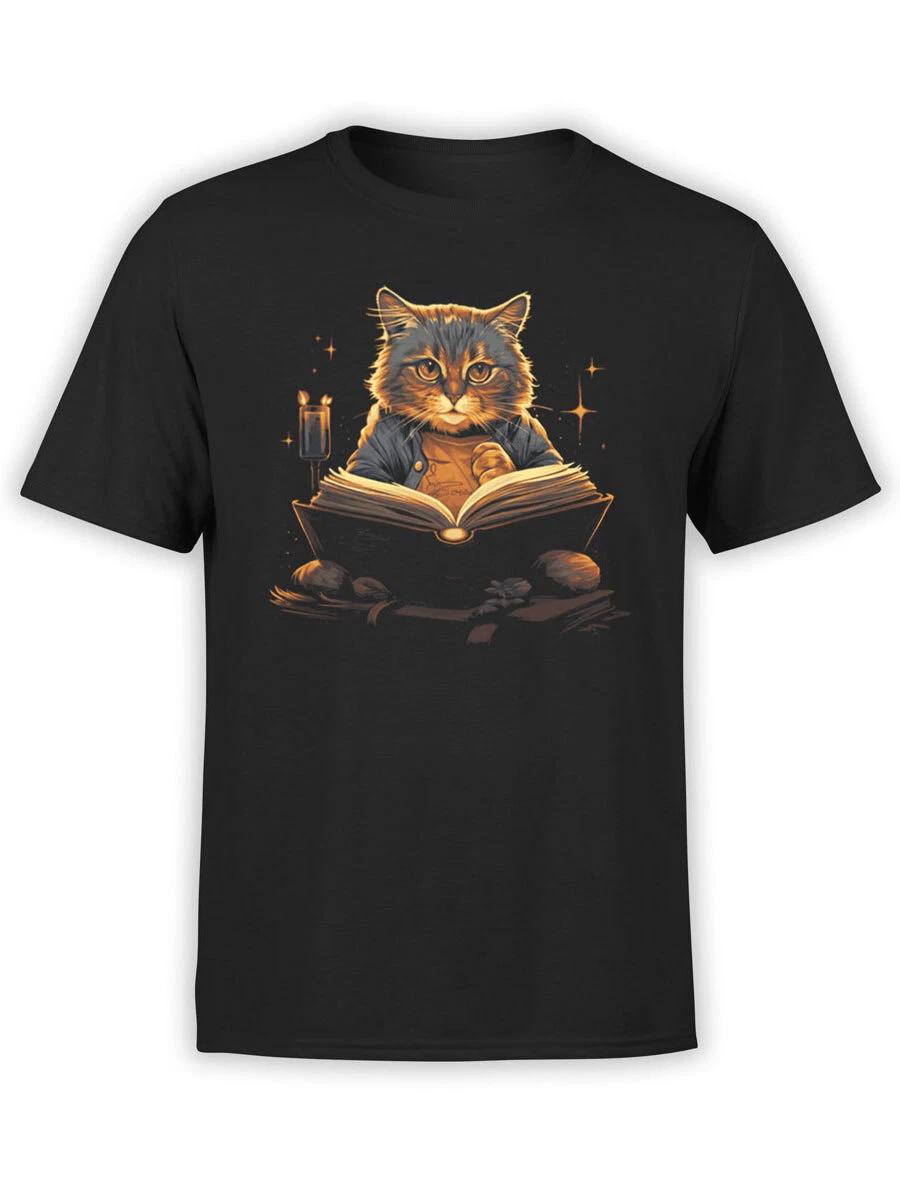 FANTUCCI Cats T-Shirt Collection | Mysterious Cat T-Shirt | Unisex M