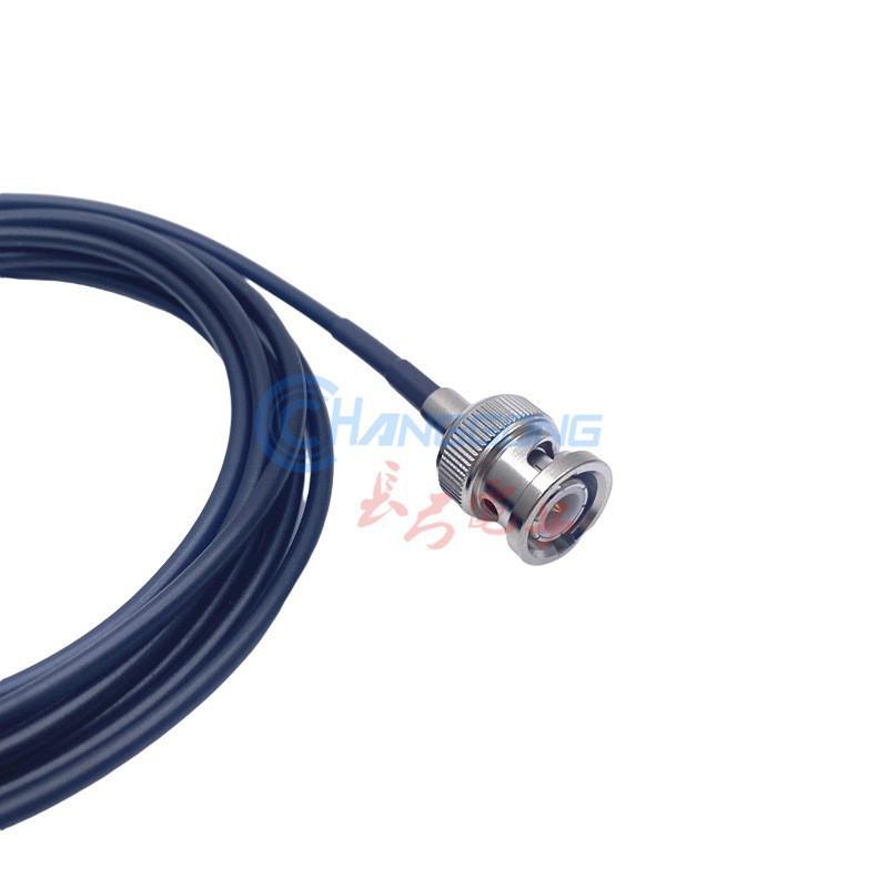 BNC Male To BNC-J Double Adapter Cable, 50-1.5, Inner Thread Pin, RG174.