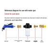 ABS Car Wash Foam Pot & Water Gun Attachment