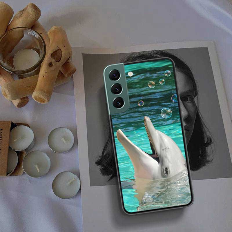 Why Do Dolphins Breach Phone Case For Samsung Galaxy S22 S25 Ultra S21 S10 Plus S26 Edge S20 S23 S24 FE Cover Silicone Soft