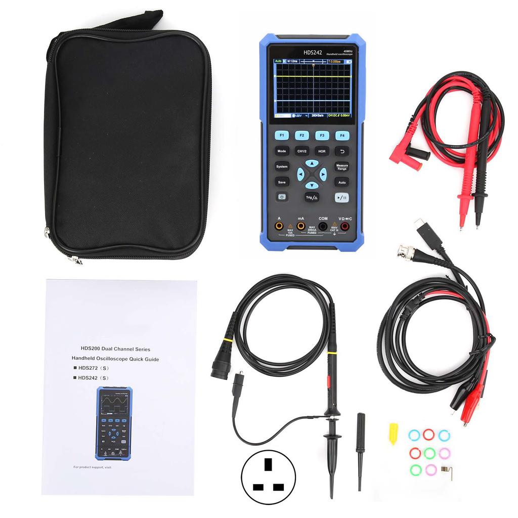 HDS242 OWON Handheld Oscilloscope Multimeter Signal Source Waveform Generator Multifunctional Tester