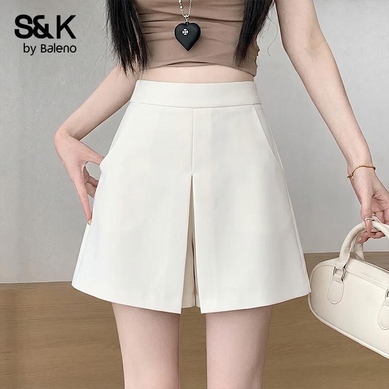 Baleno S&K Women s Classic A-Line Wide-Leg Shorts S