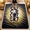 Flannel BlanketCristiano Ronaldo Warm Soft Throw Blanket for Indoor Sofa Bed Living Room Use
