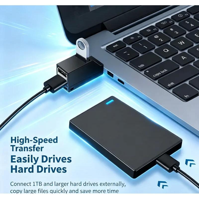 Multi Port USB Hubs USB 3.0 2.0 Extender Car Splitter Laptop Office Multi Function Reading Usb Disk Charging Adapter