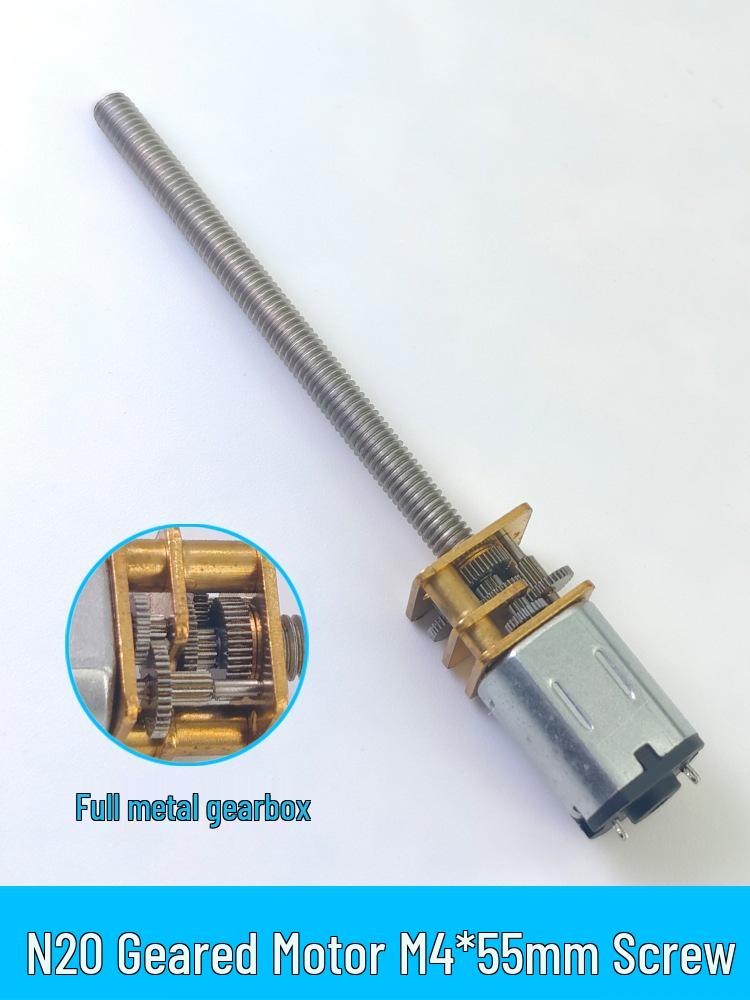 N20 Getriebemotor mit verlängerter M4-Welle