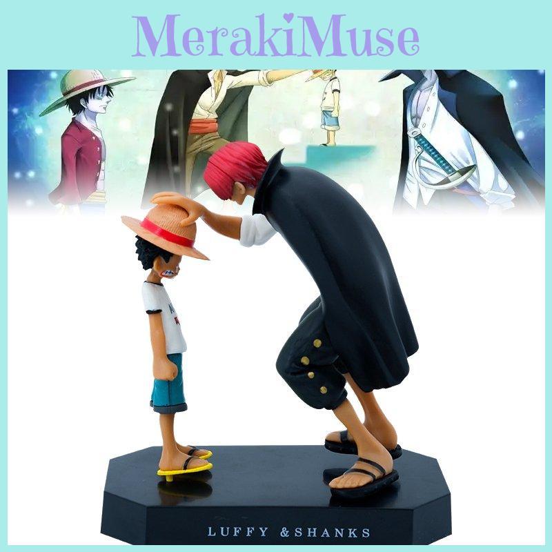 Vibrant Luffy And Shanks Pvc Model For Home Decor And Anime Collector Displays