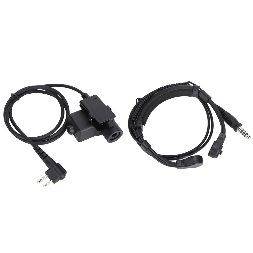 U94 PTT Military Adapter + Mobile 2 Pin 7.1mm Headset System Adapter Push to Talk for Motorola Radio