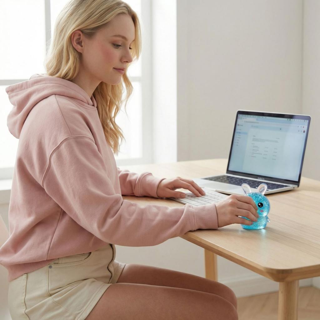 Easter Toy Stress-relieving Finger Ball  Creative Easter Basket Gift  Maltose Bunny  random Color 2ml