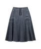 Off Grid Og Shield Pigment Cargo Flare Skirt - Charcoal